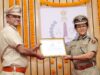 IPS -Smita -Srivastava- presented -DGP- disc- to 7 -policemen-kayasthatoday-jaipur-rajasthan-india